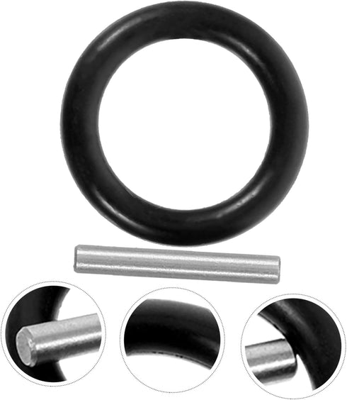 6 Sets Pin and Ring Lock Ring Wrench Ring Drive Socket Retainer Ring Socket Retainer with O-ring Ring Clips Retaining Rings Drive Retainer Pin Ele...