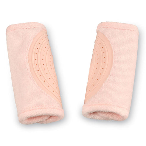 Travel Bug Baby 2 Piece Car Seat Strap Cover Teether Set (Pink)...