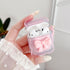 Cute AirPods 2/1 Generation Clear Case, Girly 3D Bow Design Soft TPU Protective Shockproof Kawaii Apple iPod 2nd/1st Generation Cover with Cleaner...