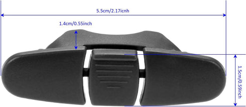 W10508950 Stop Track Dishwasher Dishrack Slide Rail Stop replacement for Whirlpool Maytag KitchenAid Kenmore Ikea Amana Replace 8562015 W10199682 WPW10508950 LP16821