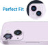 Compatible with iPhone 14 and 14 Plus Camera Lens Protector, Anti-Scratch Lens Cover 9H Tempered Glass Camera Screen Protector Shockproof Camera R...
