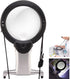 Reading Magnifier Magnifying Glass Necklace 2.5 X 6X Lighted Magnifier Glass Magnify Hands Free Handheld Large LED Magnifying Glass Illuminated Lo...