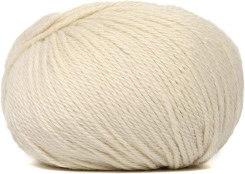 100% Baby Alpaca Yarn Wool Set of 3 Skeins DK Weight - Made in Peru - Heavenly Soft and Perfect for Knitting and Crocheting (Ivory, DK)...