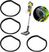 4 Pcs Replacement Gasket for Ryobi 18v Stick Vaccum Dust Bin Lid - Compatible with Models: PCL720, PBLSV716, PBLSV717- Easy-to-Install Seal for Im...