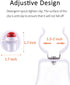 Laundry Detergent Cup Holder, Laundry Fabric Softener Cup Holder Drip Tray Catcher, Adjustable Holder Fits Most Economic Sized Bottles, No More Me...