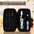 Lighted Crochet Hooks Set, Knitting Tools with 9 Replacement Heads (2.5-6.5mm) USB Charging (Handle + Black Bag)...