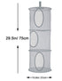 Libeder Mesh Hanging Storage Space Saver Bags Organizer,Foldable Storage Organizer 3/4/5 Compartments Toy Storage Basket for Kids Room Bathroom 2 ...