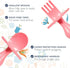 Nooli Baby Silverware Baby Fork Toddler Forks Toddler Utensils, BPA Phthalates-Free, Dishwasher and Sterilizer Safe, Pink - Kids Silverware...