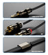 3.5mm to 2RCA Cable,Headphone Male to Male Jack Adapter Nylon Braided 1/8 to RCA Audio Y Cord, Gold-Plated Plugs, for Smartphones, MP3, Tablets, H...