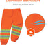 Ergodyne unisex adult Two-tone Class E Two Tone Pants, Orange, Small-Medium US...
