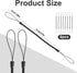 8pcs Elastic Coil Lanyard for Touch Pens, Retractable Tether Anti-lose Spring Pen Leash Stylus Lanyard Cord for Tether Drawing Pen to Tablet Touch...