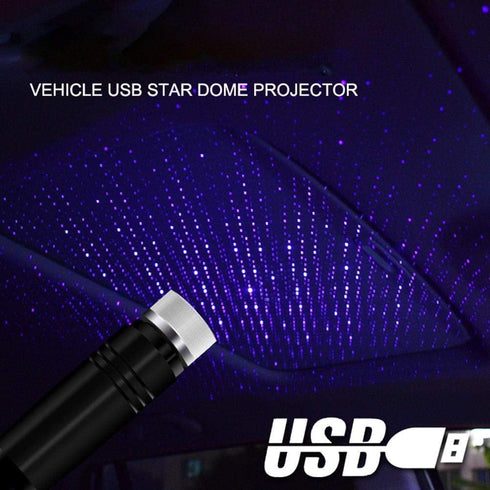 Car Roof Star Night Lights Mini Led Projection Lamp, Mini Led Projection Lamp Star Night Wedding Car, USB Car Roof Star Projector Night Light, Led...