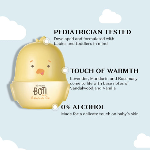 Boti Baby Sun Cologne, Relaxing Lavender Baby Perfume Spray, 3.3 Ounce (Packaging May Vary)...