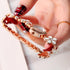 Women's bracelet watch fashion item waterproof quartz flower shaped watch...