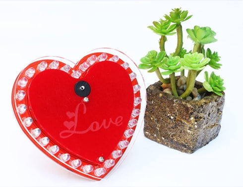 Colorful Heart Shaped LED Soldering Welding Practice Kit Dazzling Single Chip Water Lamp Making LEDs kit Electronics Science Kit for DIY Training...