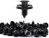 OTUAYAUTO 100PCS Push Type Retainer Bumper Clips, 8mm Fender Liner Clips Replacement for Nissan, Infiniti - Trim Rivet Body Fasteners Replace OEM:...