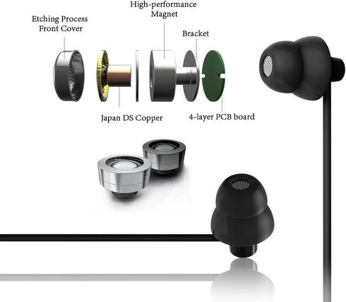 MAXROCK Sleep Earbuds, Ultra-Soft Comfortable Noise Isolating Earplugs Workout Headphones in-Ear Earphones w/Mic & Volume Control - Perfect for Si...