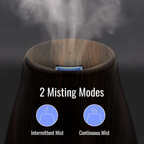 HealthSmart Essential Oil Diffuser, Cool Mist Humidifier and Aromatherapy Diffuser with 150ML Tank Ideal for Small Rooms, Adjustable Timer and Mis...