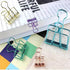 20PCS Binder Clips, Medium Metal Binder Clips Bronze Binder Clips, Paper Clamps for Office Supplies School Personal Document Organizing...