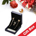 EVEVIC Stainless Steel Butterfly Necklace Earrings Set for Women 14K Gold Plated Hypoallergenic Jewelry Sets...