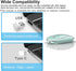 Wireless Mouse for MacBook Pro MacBook Air MacBook Laptop Mac iMac Desktop Computer Chromebook Win7/8/10/11 PC HP Dell Laptop (Blue)...