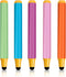 Kid-Friendly Stylus Pens for Touch Screens, Crayon Stylus Pen for iPhone Ipad Air Mini Pro, Fire HD Kids Tablet, Android Tablet, Dragon Touch - Bl...