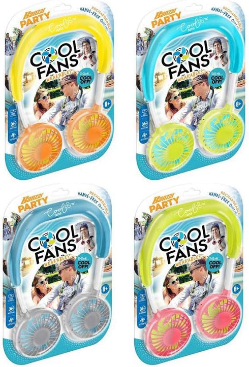 BANZAI Cool Fans Wearables - Colors May Vary...