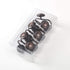 CHICTIE Bronze Shower Curtain Hooks - Oil Rubbed,Set of 12 Circle Decorative Shower Curtain Rings,Metal Rustproof Shower Curtain Hooks for Bathroo...