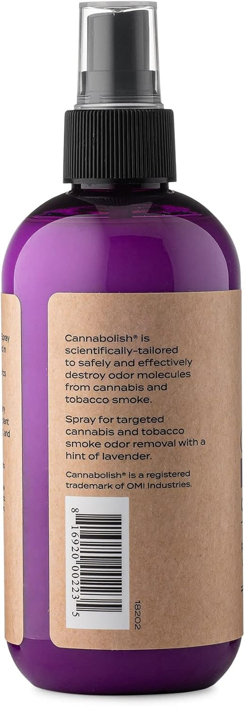 Cannabolish Lavender Smoke Odor Eliminator Spray and Air Freshener, 8 fl. oz, Natural Ingredients...