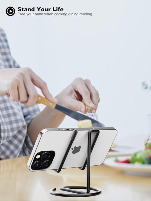 Cell Phone Stand, Phone Stand for Desk, Office Portable Cute Cell Phone Holder, Compatible with All Mobile Phone, iPhone, iPad, Switch, Tablet 4-6...