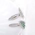 Green Christmas Tree Shaped Cufflinks...