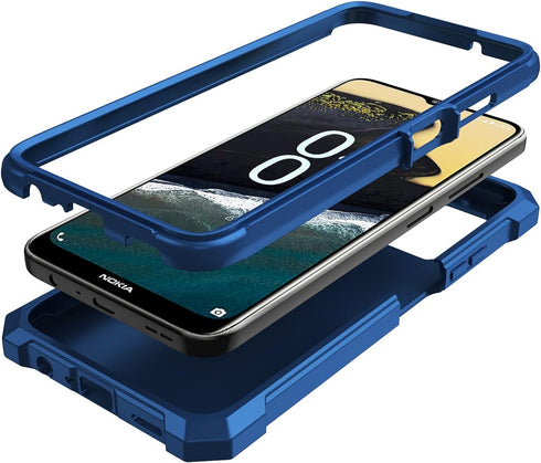 for Nokia C300 Case/Nokia G100 Case with Screen Protector,Nokia C300 Phone Case N155DL Front Back Full Body Protection,Nokia G100 N150DL Phone Cas...