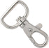 Bulk 50 Pack - Premium Metal Lobster Claw Clasps - Wide 3/4 Inch D Ring - 360° Swivel Trigger Snap Hooks - Great for DIY Lanyards, Keychain Clasps...