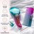 Lily England Detangler Brush & Hair Comb Set - Lightweight Hair Brush & Wide Tooth Comb for Women & Kids - Smooth Detangling Brush & Comb for Curl...