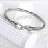 Stainless Steel Twisted Cable Wire Bracelets with Hook Clasp Stylish Roman Digital Bangle Bracelet for Women...