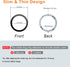 Metal Sticker 360, 8 Pack Magnetic Ring for Upgrade Phone, Case, Accessories, iPad and Kindle, Universal Wireless Charging Conversion Kit for Cell...
