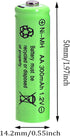 12 Packs 1.2V AA 300mAh Ni-MH Rechargeable Batteries for Solar Lights (AA Size)...
