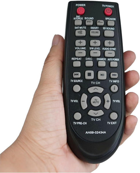 Replaced Remote fit for Samsung Sound Bar Home Theater HWE450 HWE450C HWE550 HWE551 PSWE450 HW-E450/ZA HW-E450C/ZA HW-E550/ZA HW-E551/ZA...