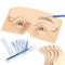 Replaceable Eyebrow Tattoo Practice Face. Permanent Eyebrow Tattoo Makeup Silicone Fake Dkin. Micro Dpray Plastic Eyebrow Fake Skin On Eyebrows. E...