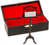 Miniature Music Stand with Case Mini Musical Instrument Mini Music Stand Miniature Dollhouse Model Christmas Ornament and Gift (Music Stand)...