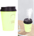 Portable Mini Humidifier, 300ml Car Humidifier Coffee Cup Low Noise Auto Off Lightweight Space Saving Travel Small USB Desk Humidifier for Car Bed...