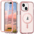 Magnetic for iPhone 14 Case Compatible with MagSafe, iPhone 13 Case Military Shockproof Slim Wireless Charger Protective Phone Case Built-in Scree...