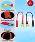 Spade Plugs to 4mm Female Banana Jack Speaker Wire, Banana Jack Female to Y Plug Fork Spades Cable for Speakers, Amplifier, Soldered Construction,...