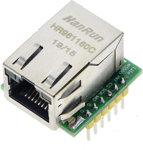 HiLetgo W5500 SPI to LAN Ethernet Network Module TCP IP STM32 Interface 3.3V 5V for Arduino WIZ820io RC5...