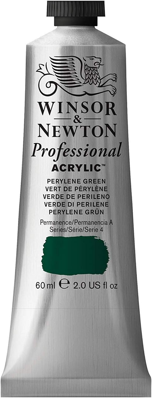 Winsor & Newton Professional Acrylic Paint, 60ml (2-oz) Tube, Perylene Green...