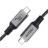 USB 4 Cable for Thunderbolt 4 Cable with 240W Fast Charging,40Gbps Data Transfer and 8K@60Hz Video,USB4/USB-C Data Cable Compatible with Thunderbo...