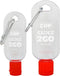 By The Cup Sauce 2 Go Keychains 1.69 Fluid Ounce and 1 Fluid Ounce Empty Mini Sauce Bottles (Sauce Not Included)...