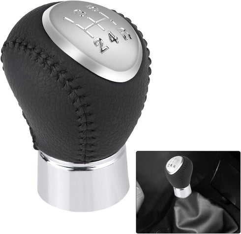 Qiilu Shifter Knobs, Gear Shift Knob, Shift Knob 5 Speed, Fit for Mazda 3 5 6 323 626 RX8, Black...