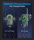 Wireless Car Charger, 15W Fast Charging Auto Clamping Car Phone Holder Wireless Charger Air Vent Car Phone Mount fit for iPhone 15 14 13 12 Mini P...