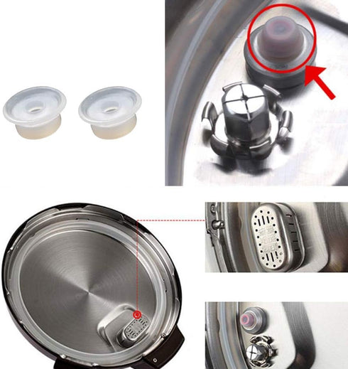 3-Pack 6QT Silicone Sealing Rings with Steam Release Valve - Compatible with Instant Pot Ultra & 6 Quart Models (Duo, Lux, Duo Plus, Ultra, Viva) ...